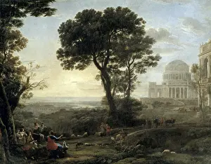 Classicisms: Claude Lorrain (1600-1682). View of Delphi with