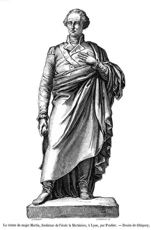 Martiniere: CLAUDE MARTIN, STATUE