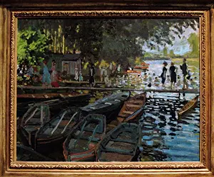 1869: Claude Monet (1840-1926). Bathers at La Grenouillere (1869)