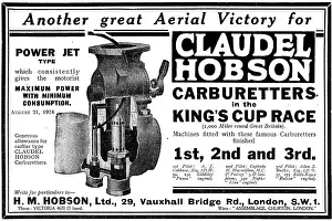 Carburetters: Claudel-Hobson Aero Engine Carburetters