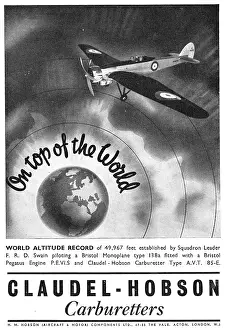 Carburetters: Claudel-Hobson Aero Engine Carburetters
