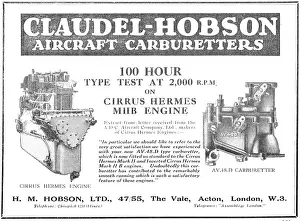 Carburetter: Claudel-Hobson Aircraft Carburetter