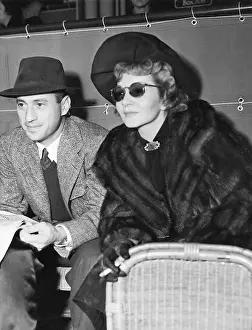 Colbert: Claudette Colbert and her husband, 1937