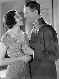 Colbert: Claudette Colbert and Maurice Chevalier in The Smiling Lieu