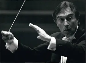 Claudio: Claudio Abbado, conductor, concert in Lucerne, Switzerland