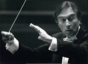 Claudio: Claudio Abbado, conductor, concert in Lucerne, Switzerland