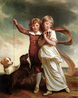 Romney: The Clavering Children, by Romney