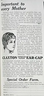 Claxton: Claxton ear cap advert