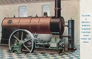 Flywheel: Clayton & Shuttleworth's Compound Steam Engine
