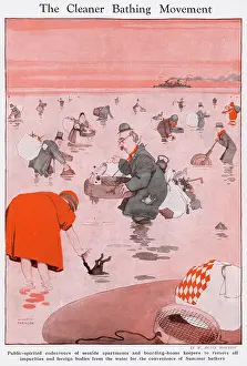 Spirited: The Cleaner Bathing Movement by W. Heath Robinson