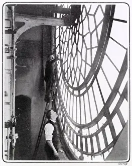 Timepiece: Cleaning Big Ben 1903