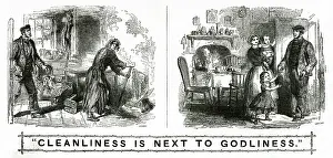 Moralistic: Cleanliness is next to Godliness 1857
