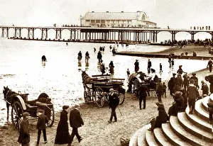 Cleethorpes: Cleethorpes Pier and Beach early 1900s