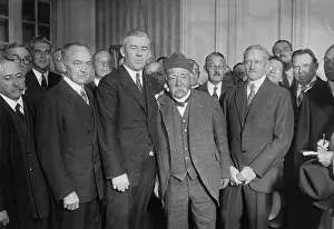 Clemenceau: Clemenceau, Pershing and Staford, 1927