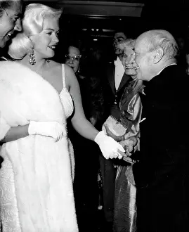 Atlee: Clement Attlee and Jayne Mansfield, film premiere, London