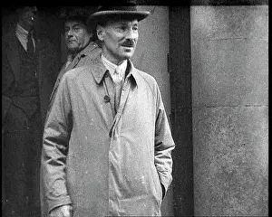 Attlee: Clement Attlee Standing Outside a Building
