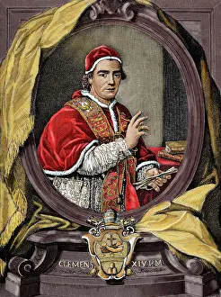 Clement: Clement XIV (1705-1774). Italian Pope, born Giovanni Vincenz