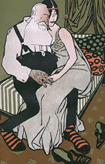 Cuddling: CLEO DE MERODE/1903 PAUL