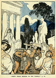 Juno: Cleobis and Bito drawing their mother to the Temple