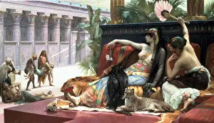 Cleopatra: Cleopatra testing poisons on those condemned to