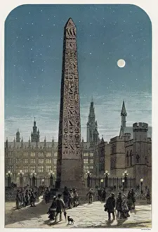 Expense: Cleopatra's Needle: artist's impression of obelisk