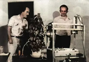 Sensitivity: Cleve Backster experimenting on plant sensitivity