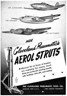 Struts: Cleveland Pneumatic Aerol Undercarriage Struts. 1942