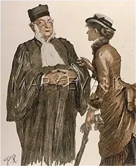 Corridors: CLIENT CONSULTS LAWYER