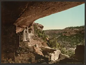 C1898: Cliff Palace, Mesa Verde, from the ruins