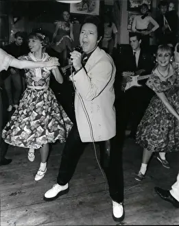 Backing: Cliff Richard at Hard Rock Cafe for BBC TV programme