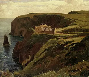 Overlooks: Cliff Scene, Ireland, by Leighton