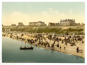 Clacton: Cliffs and beach, Clacton-on-Sea, England