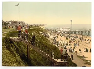 Clacton: From the cliffs, Clacton-on-Sea, England