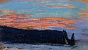 Seashores: The Cliffs at Etretat, by Monet
