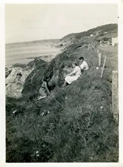 Austell: The Cliffs, Hemmick Beach, Cornwall