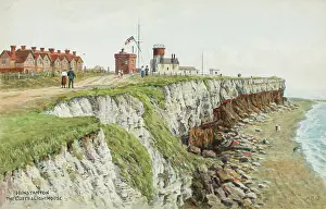 Hunstanton: Cliffs and Lighthouse, Hunstanton, Norfolk