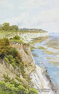 Pegwell: Cliffs at Pegwell Bay, near Ramsgate, Kent