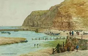 Staithes: Cliffs at Staithes, North Yorkshire