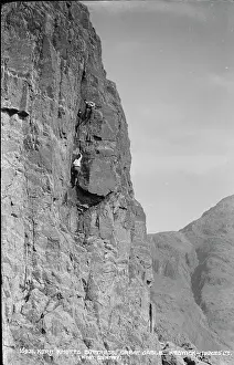 Mountaineering: Climbers on Kern Knotts Buttress