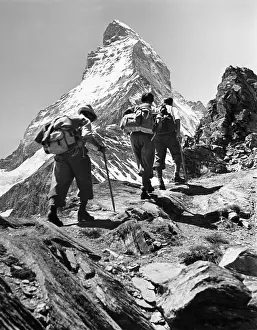 Matterhorn: Climbers on the Matterhorn