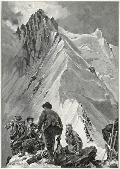 Climbers: Climbing - Alps - Nadelhorn