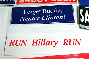 Stickers: Clinton Car Bumper Stickers