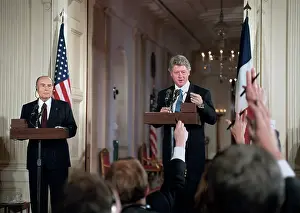 Jefferson: Bill Clinton - Francois Mitterrand - Politics