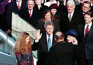 Inauguration: Bill Clinton - Hillary Clinton - Presidential Inauguration
