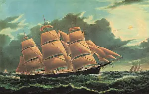 Dreadnought: Clipper Ship Dreadnought off Tuskar Light