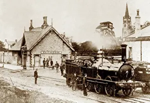 Clitheroe: Clitheroe Railway Station in the 1860s