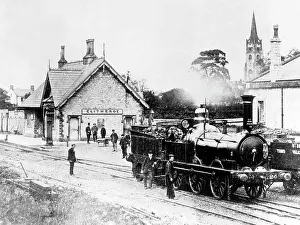 Lancs: Clitheroe Railway Station probably 1860s/70s