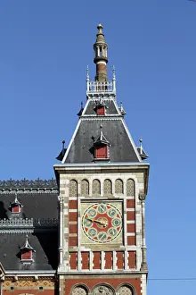 Centraal: Clock on Amsterdam Centraal Train Station