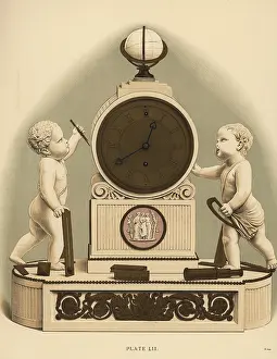 Vulliamy: Clock in marble and ormolu