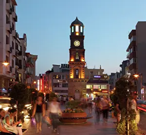 Floodlight: Clock tower, Canakkale, Turkey